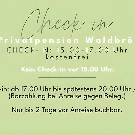 Bed & Breakfast Privatpension Waldbroel 3*